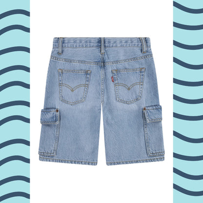 Cargo Denim Shorts (2-8 ANNI)