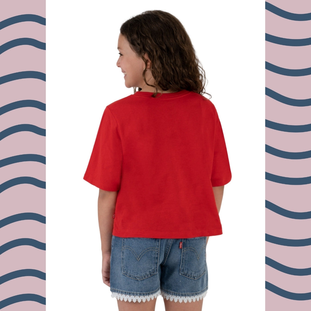 Basic - Batwing T-Shirt Crop (2-8 ANNI)