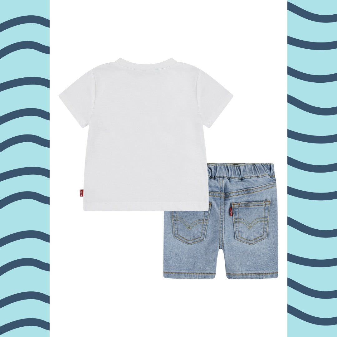 Sailing - Set T-shirt 3D grafica+Short Jeans