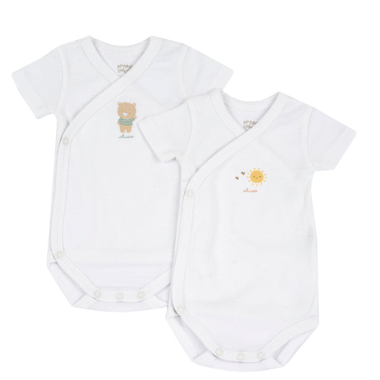 Unisex- GIOCHI DA PICCOLI - Set 2 Body M/C (VARIE FANTASIE)