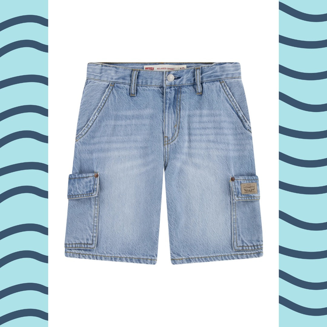 Cargo Denim Shorts (2-8 ANNI)