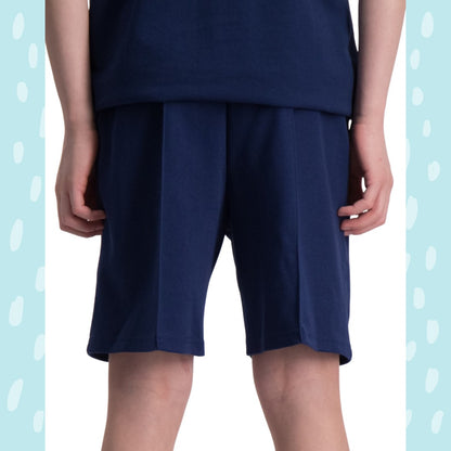 TEMMELS - relaxed shorts in pique