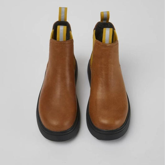 Stivaletto Marrone chiaro e giallo -  Norte kids